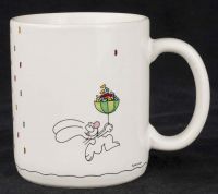 Hallmark Rabbit Catching Jelly Beans Coffee Mug
